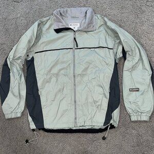 Columbia Sportswear Company Men's Packable Jacket Sz M Greenish/Black - EUC